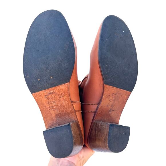 La Botte Gardiane Handmade Leather Ankle Boots French Heritage Western 38 Camel - Picture 5 of 13